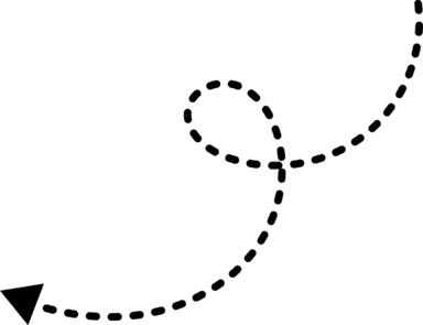 Arrow pointing to slider